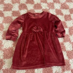 Velvet Red Kids Dress